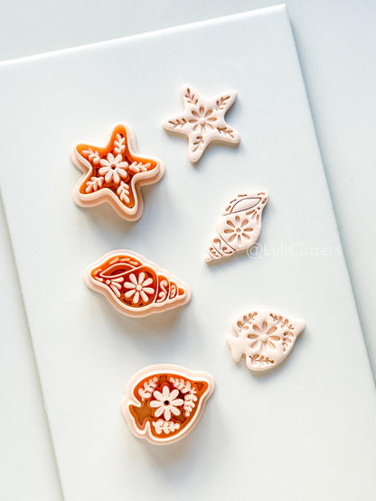Star of the Show Cutter | Starfish Floral Shape Tool for Polymer Clay
