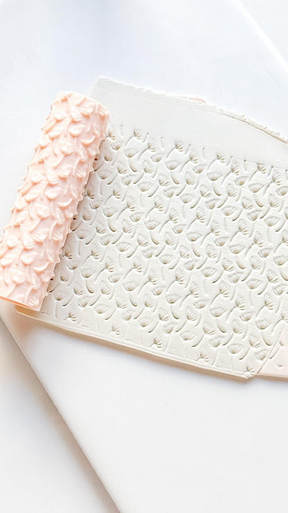 Dandelion Texture Roller: Botanical Pattern for Polymer Clay