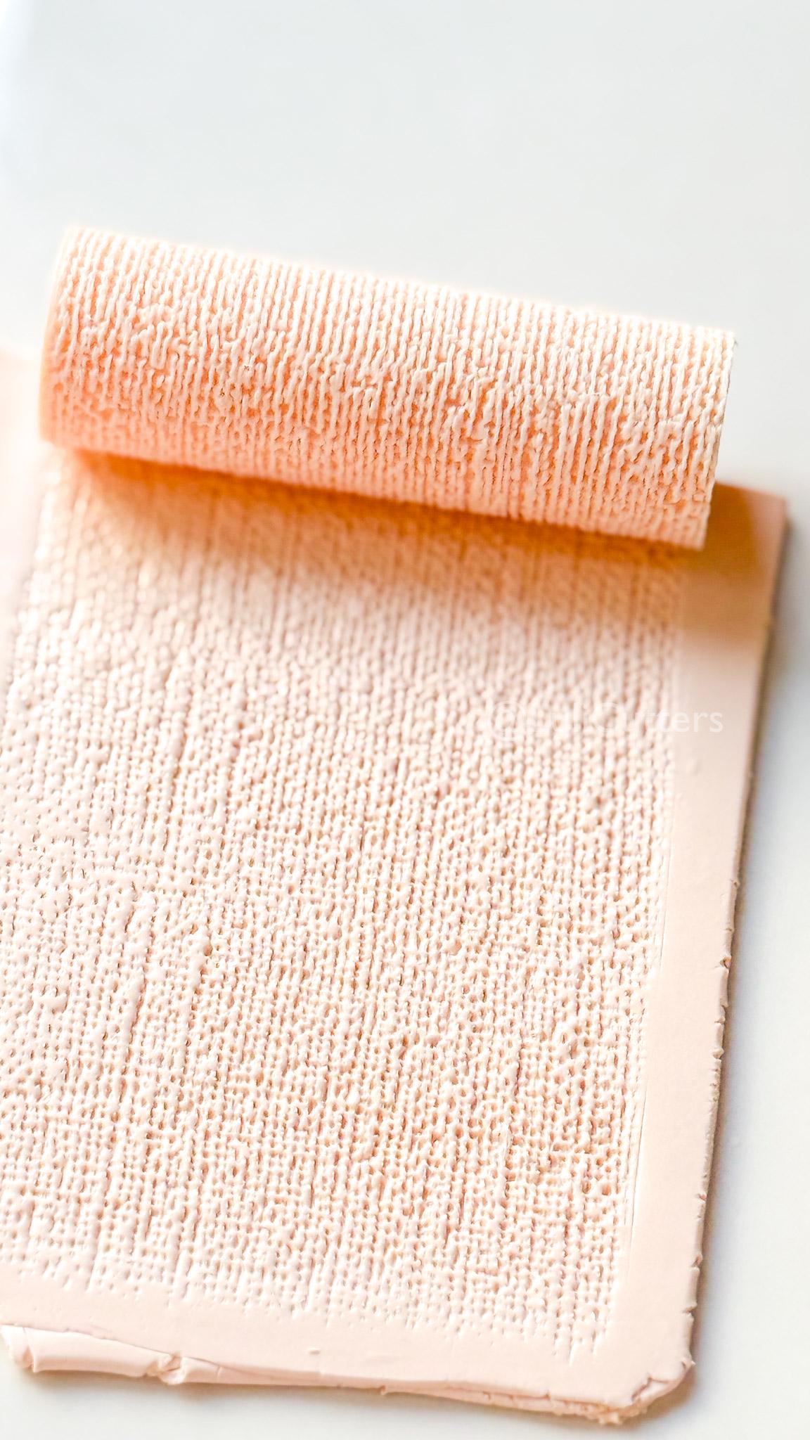 Linen Texture Roller: Fabric Pattern for Polymer Clay