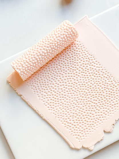 Dotted Texture Roller: Polka Pattern for Polymer Clay