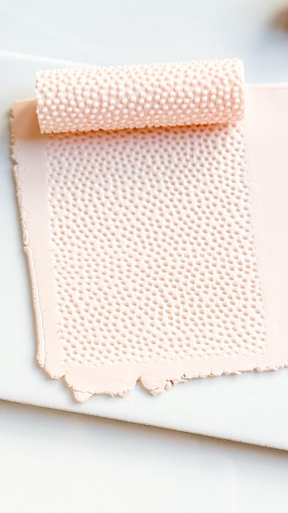 Dotted Texture Roller: Polka Pattern for Polymer Clay