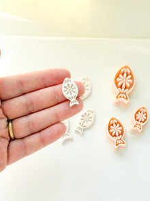 Azura Petal Fish Polymer Clay Cutter: Daisy & Petal Shapes