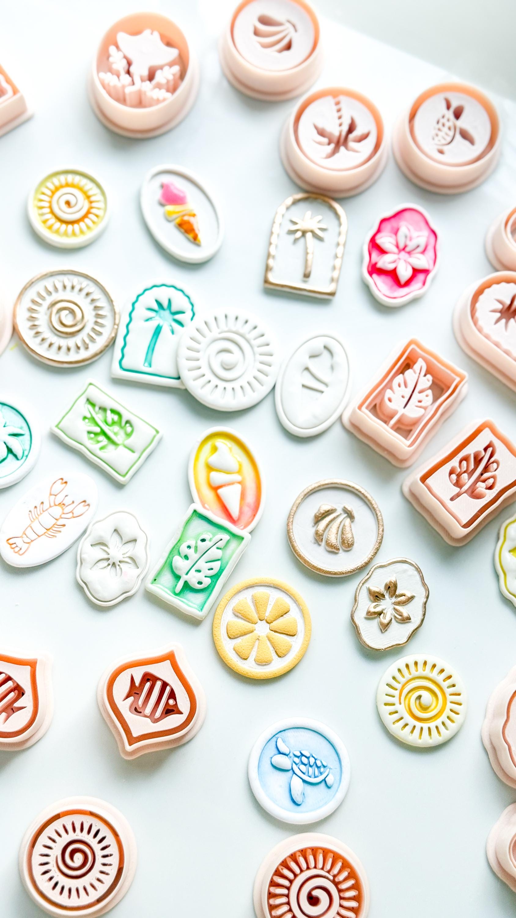 Mimi Pétale Cutters | Floral Deboss & Emboss Earring Shapes for Polymer Clay