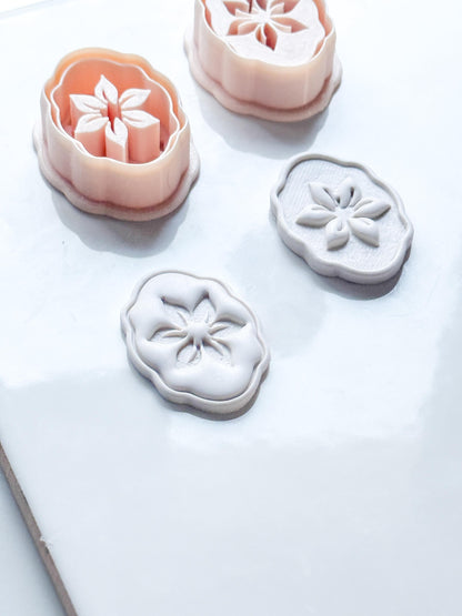 Mimi Pétale Cutters | Floral Deboss & Emboss Earring Shapes for Polymer Clay
