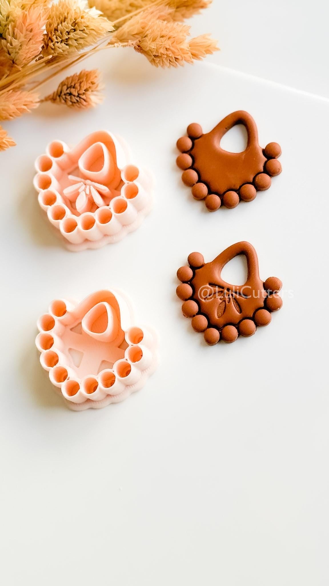 Bead Frame Emily Cutter : Beaded Look Clay Cutter