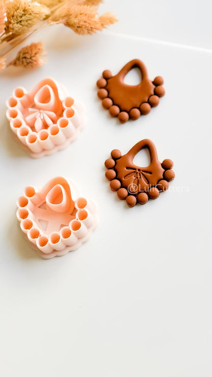 Bead Frame Emily Cutter : Beaded Look Clay Cutter