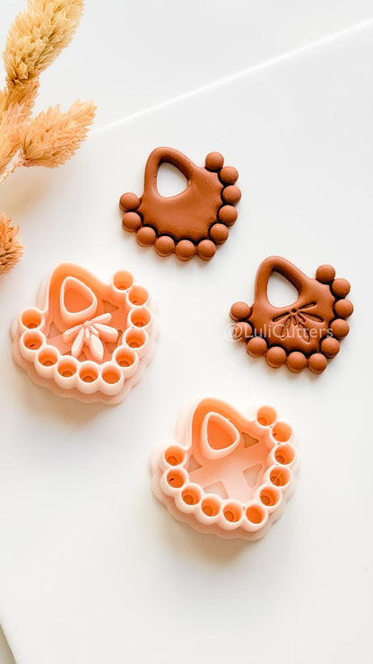 Bead Frame Emily Cutter : Beaded Look Clay Cutter