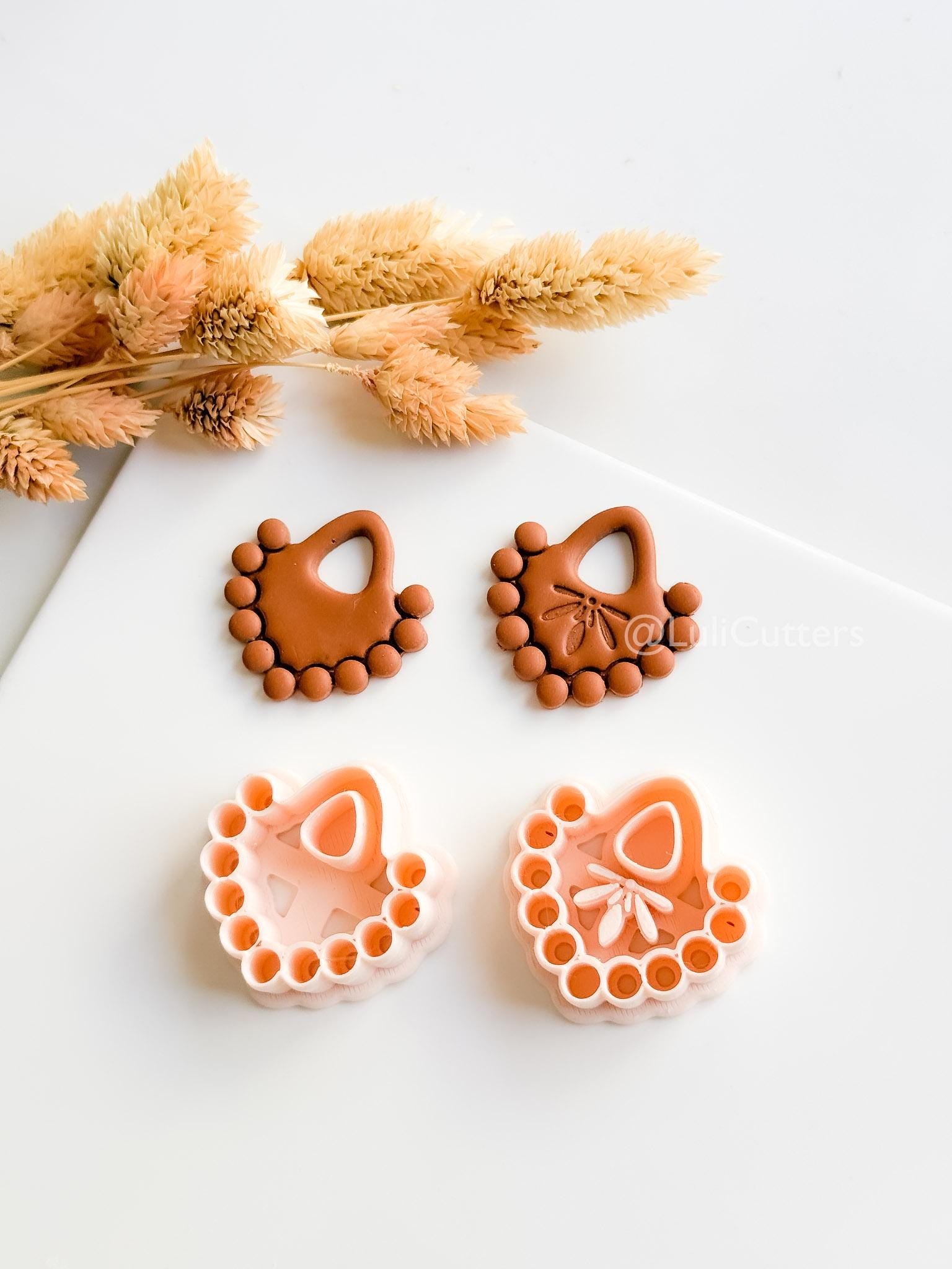 Bead Frame Emily Cutter : Beaded Look Clay Cutter