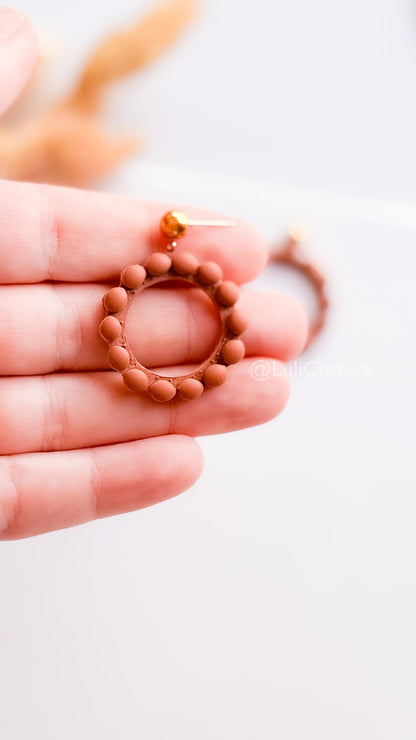 Bead Frame Circle Cutter : Beaded Look Clay Cutter