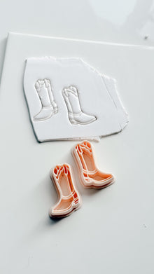 Coastal Cowgirl Boot Cutter | Western Earring Polymer Clay Tool