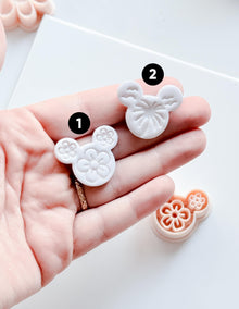 Mouse in Summer Cutter | Tropical Earring Tool for Polymer Clay