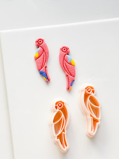 Petit Coco Parrot Cutter | Polymer Clay Earring Tool