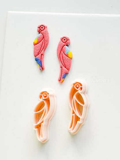 Petit Coco Parrot Cutter | Polymer Clay Earring Tool
