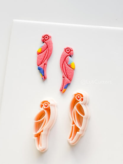 Petit Coco Parrot Cutter | Polymer Clay Earring Tool