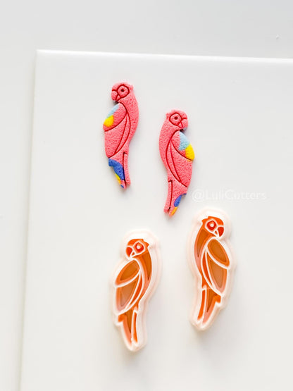 Petit Coco Parrot Cutter | Polymer Clay Earring Tool
