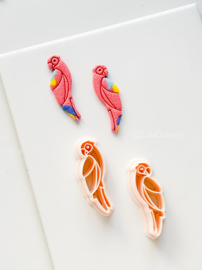 Petit Coco Parrot Cutter | Polymer Clay Earring Tool