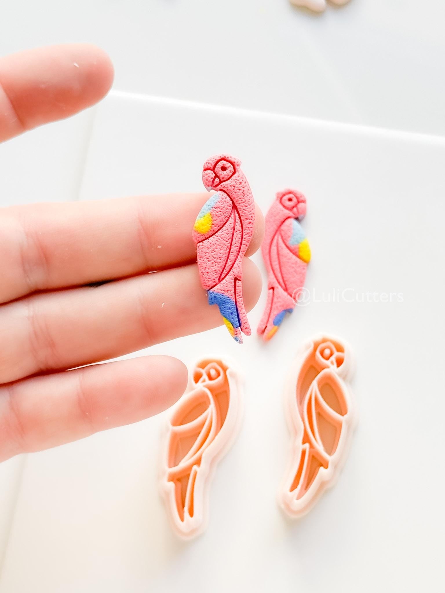Petit Coco Parrot Cutter | Polymer Clay Earring Tool