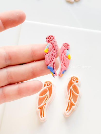 Petit Coco Parrot Cutter | Polymer Clay Earring Tool