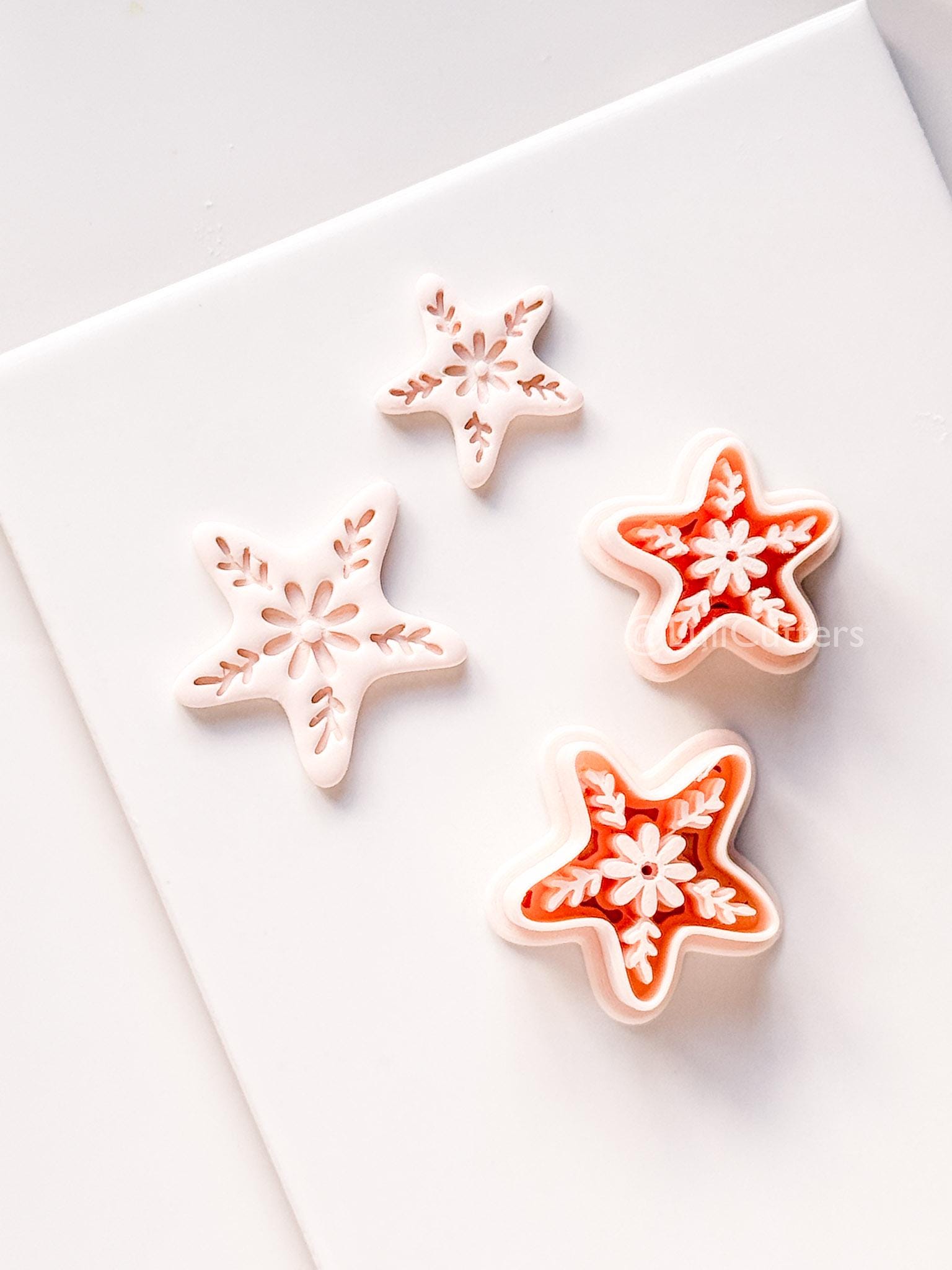 Star of the Show Cutter | Starfish Floral Shape Tool for Polymer Clay