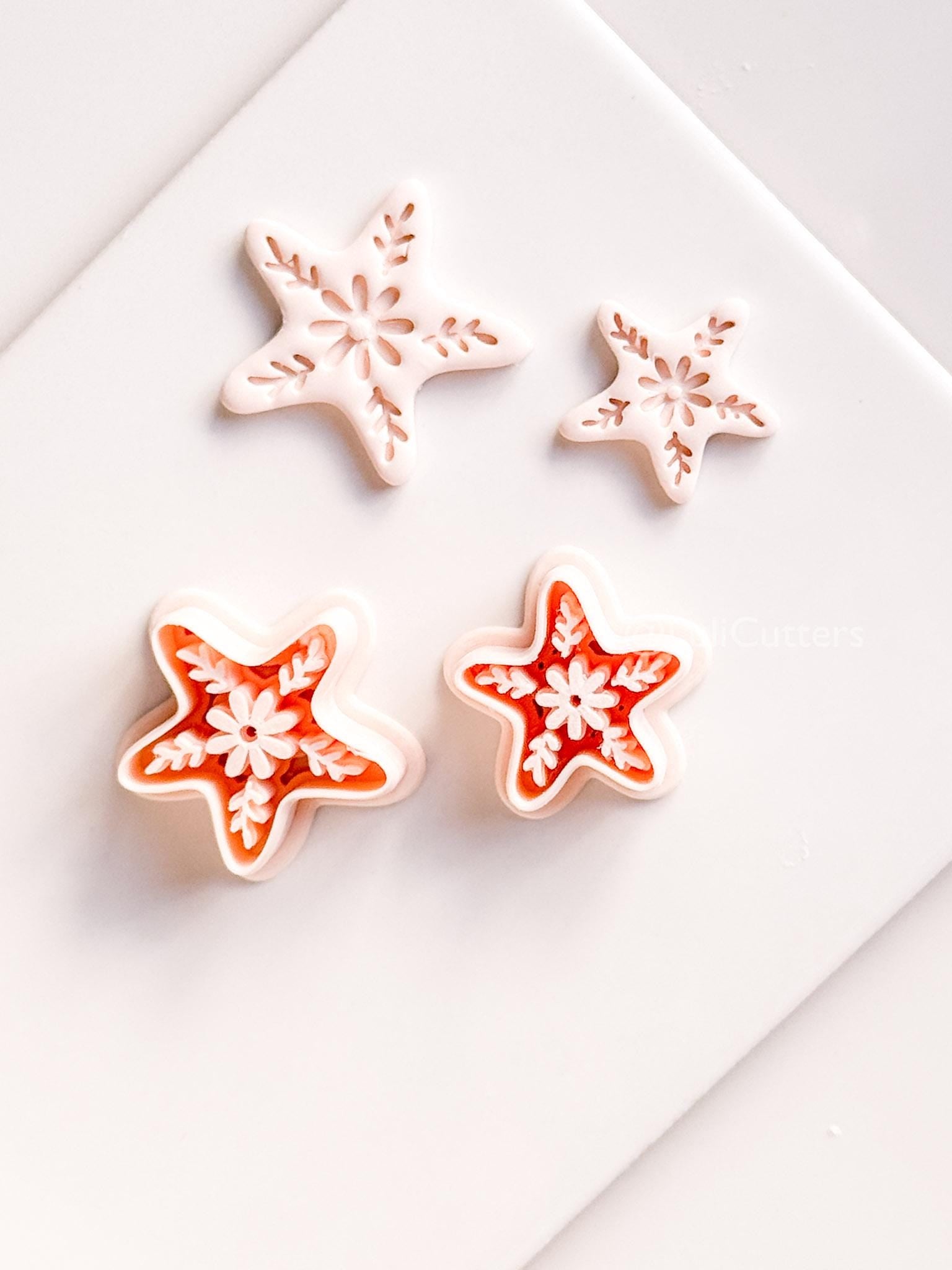 Star of the Show Cutter | Starfish Floral Shape Tool for Polymer Clay