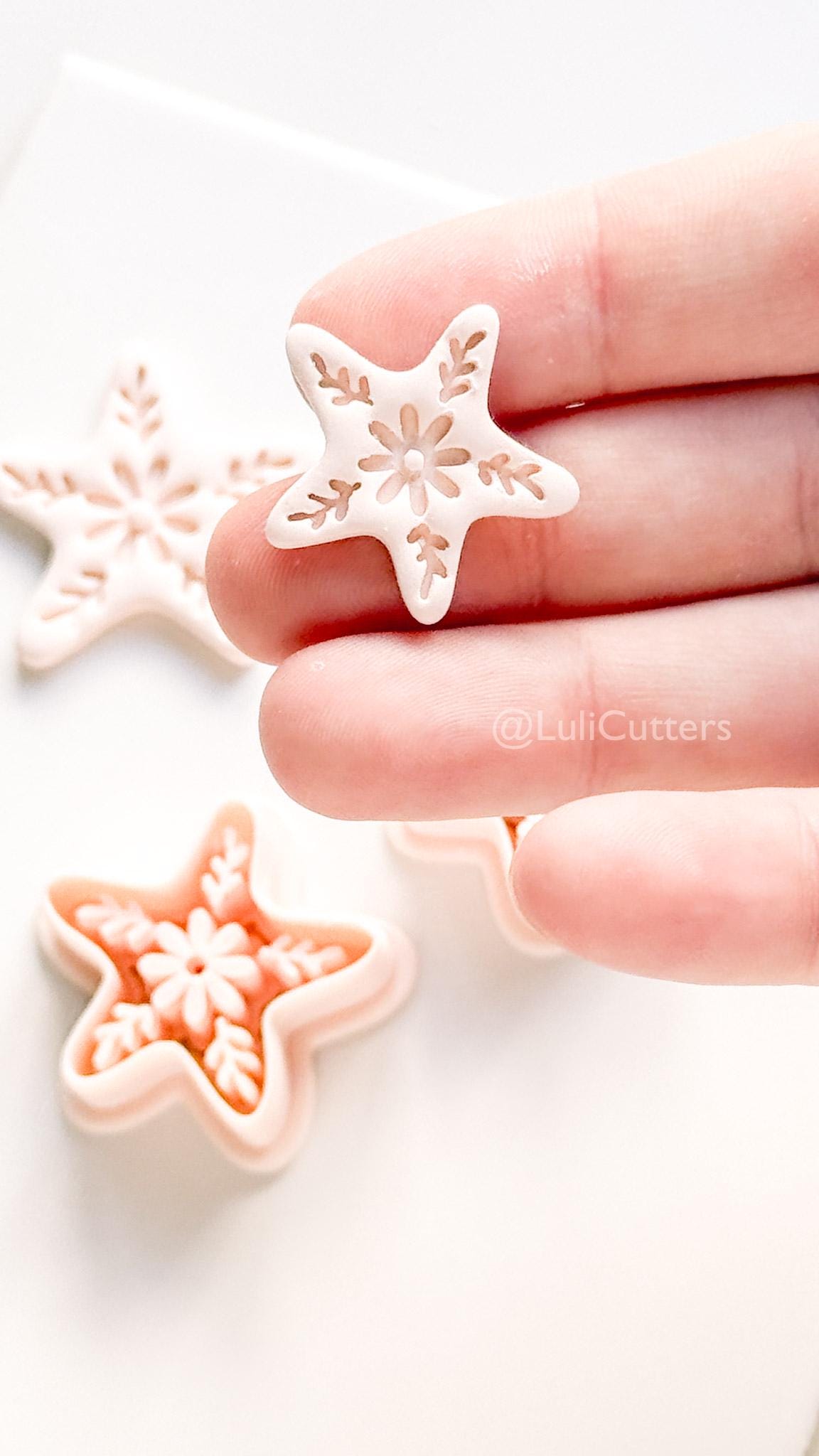 Star of the Show Cutter | Starfish Floral Shape Tool for Polymer Clay