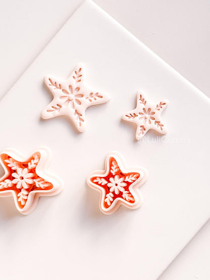 Star of the Show Cutter | Starfish Floral Shape Tool for Polymer Clay