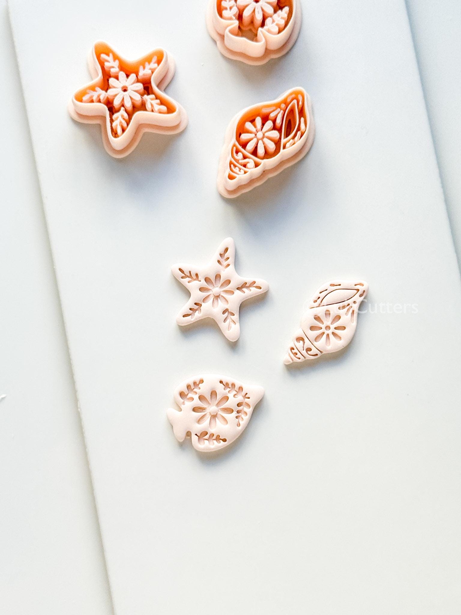 Star of the Show Cutter | Starfish Floral Shape Tool for Polymer Clay