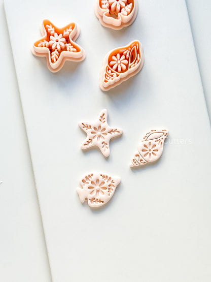 Star of the Show Cutter | Starfish Floral Shape Tool for Polymer Clay