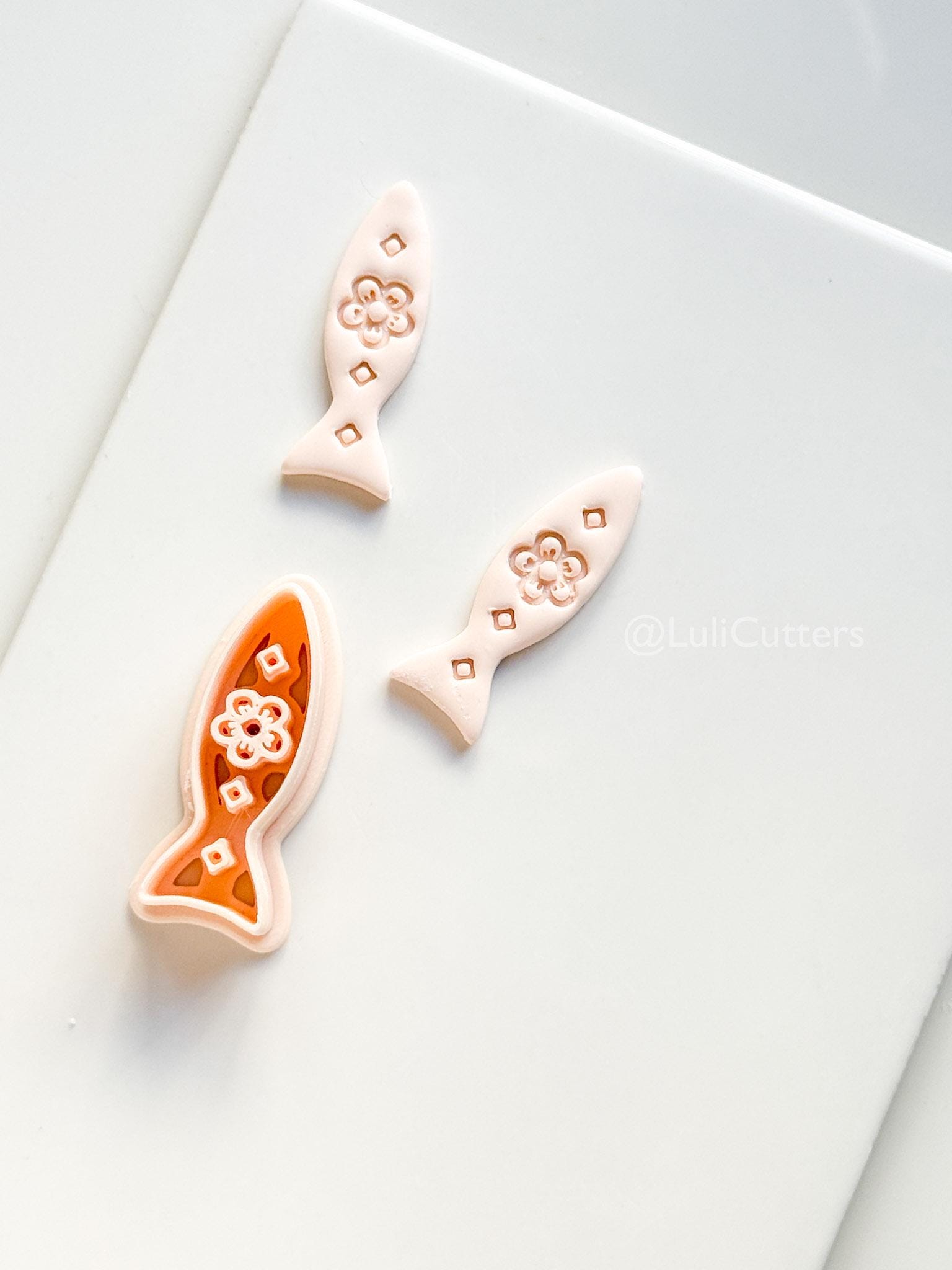 Petit Ruban Cutter | Leaf Floral Shape Tool for Polymer Clay