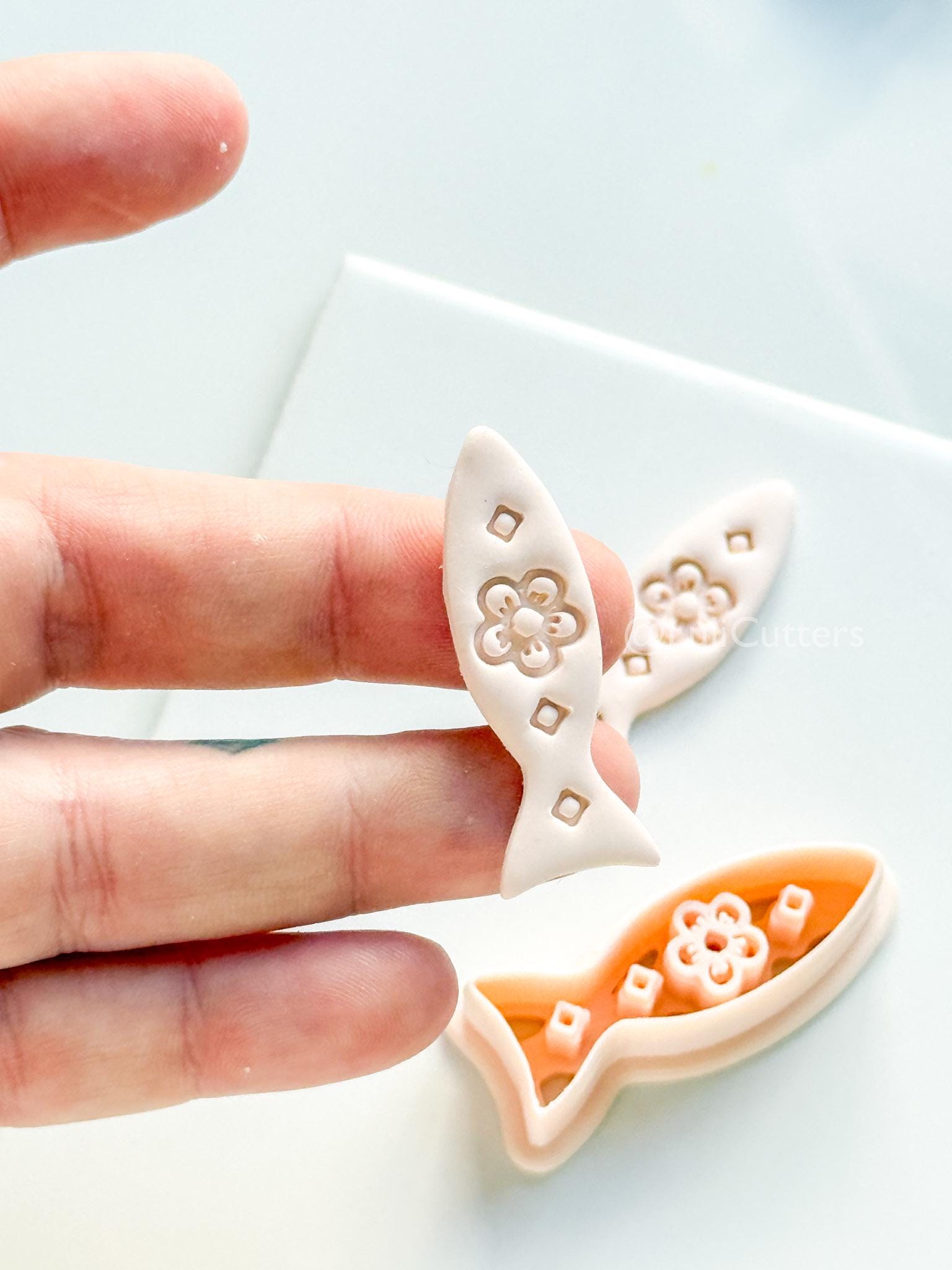 Petit Ruban Cutter | Leaf Floral Shape Tool for Polymer Clay