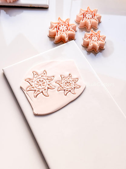 Glow Getter Cutter | Sun Flower Shape Tool for Polymer Clay