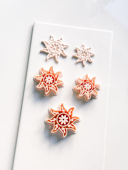 Glow Getter Cutter | Sun Flower Shape Tool for Polymer Clay