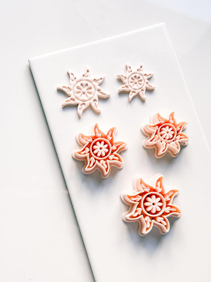Glow Getter Cutter | Sun Flower Shape Tool for Polymer Clay