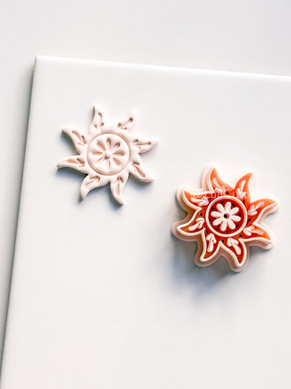 Glow Getter Cutter | Sun Flower Shape Tool for Polymer Clay