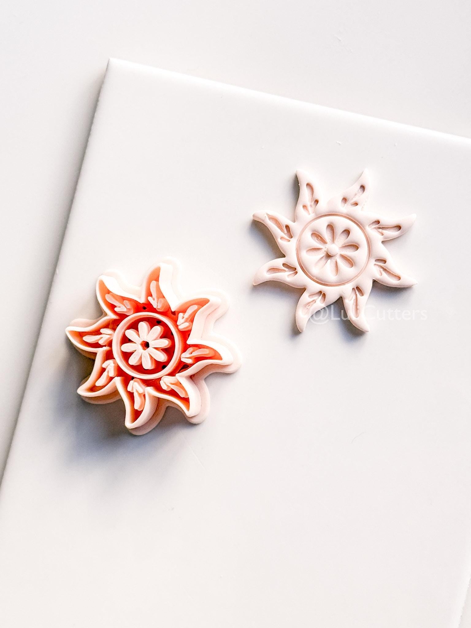 Glow Getter Cutter | Sun Flower Shape Tool for Polymer Clay