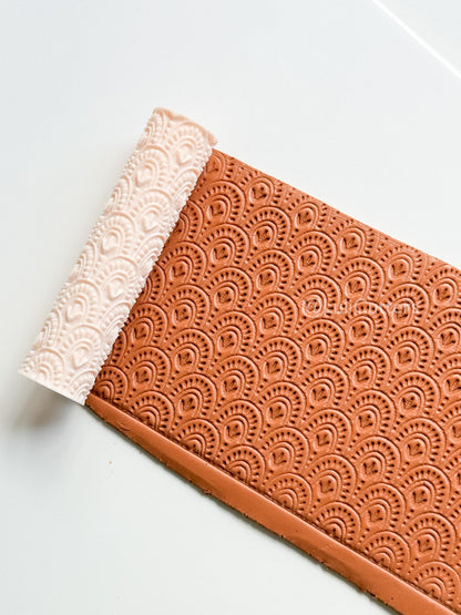 Lace ArchesTexture Roller – Boho Pattern for Polymer Clay Earrings