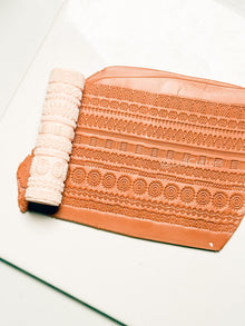 Boho Lines Texture Roller for Clay – Pottery Tool, Crafting Supplies