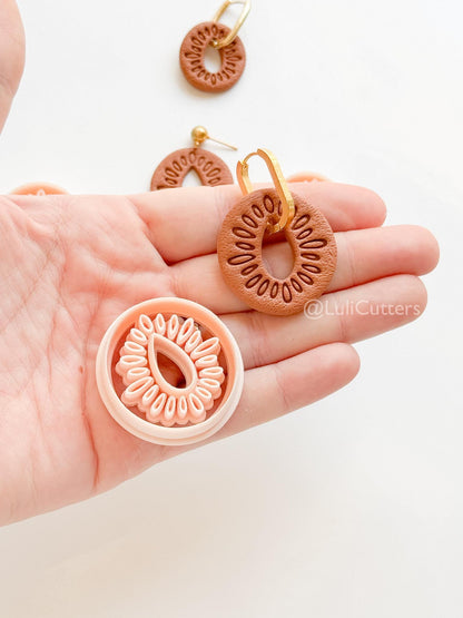 Lumi Circle Cutter : Ornamental Interchangeable Polymer Clay Cutter