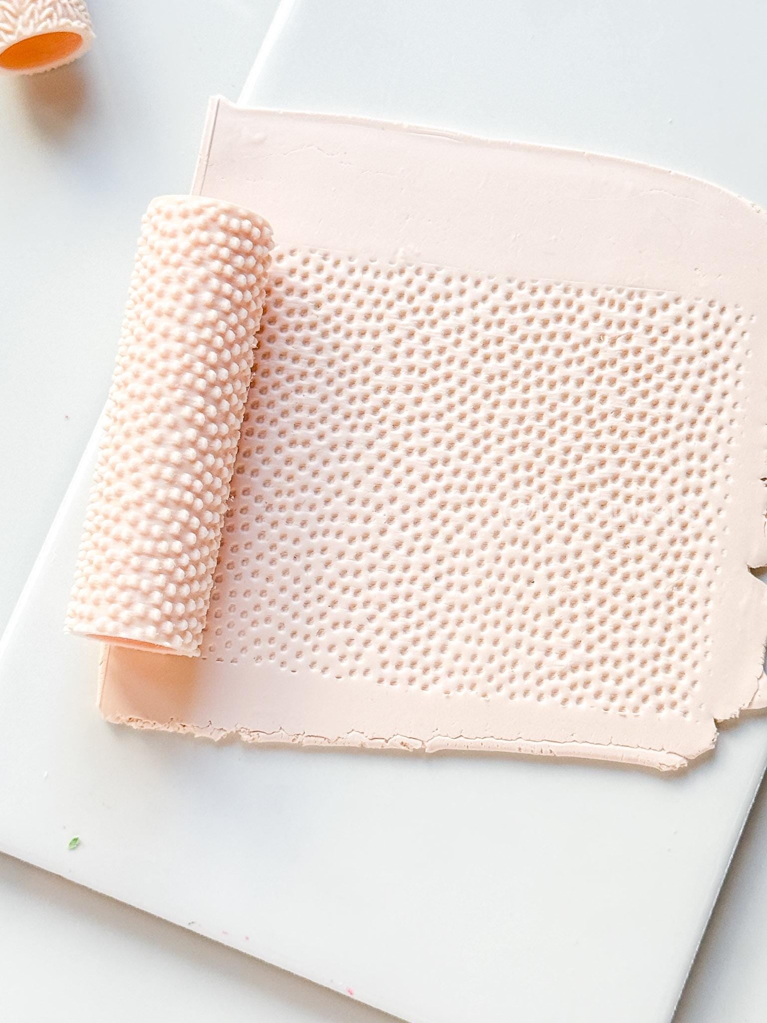 Dotted Texture Roller: Polka Pattern for Polymer Clay