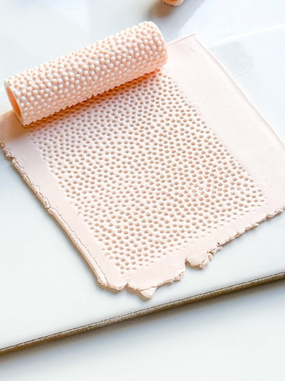 Dotted Texture Roller: Polka Pattern for Polymer Clay