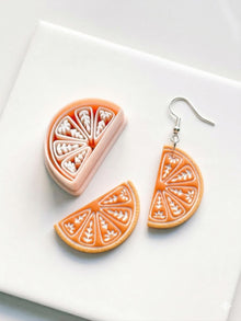 Botanical Citrus Slice Cutter | Fruit Shape Tool for Polymer Clay