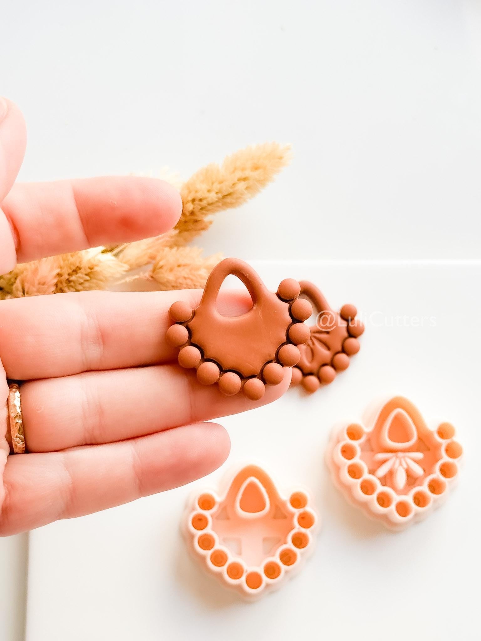 Bead Frame Emily Cutter : Beaded Look Clay Cutter