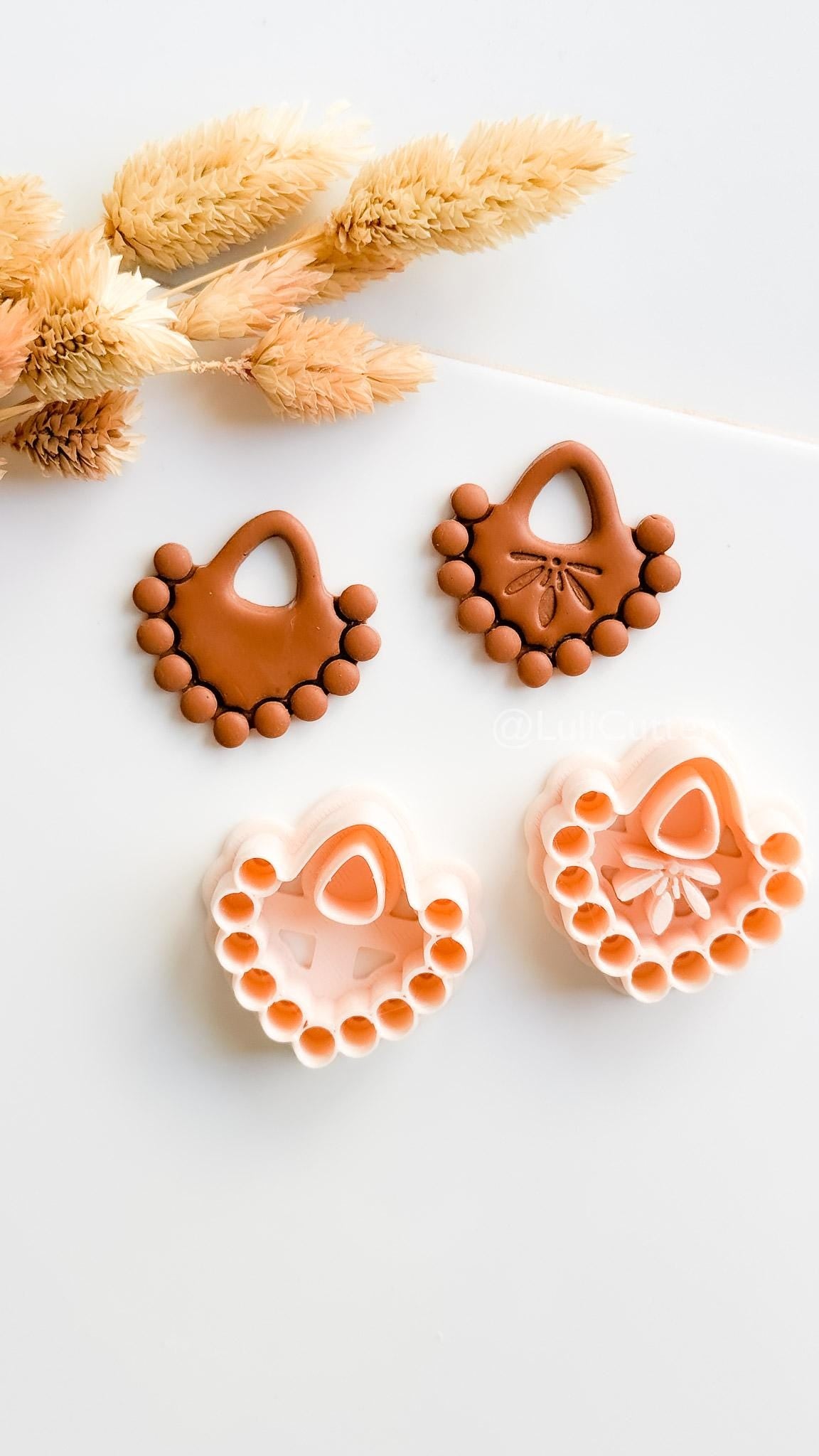 Bead Frame Emily Cutter : Beaded Look Clay Cutter