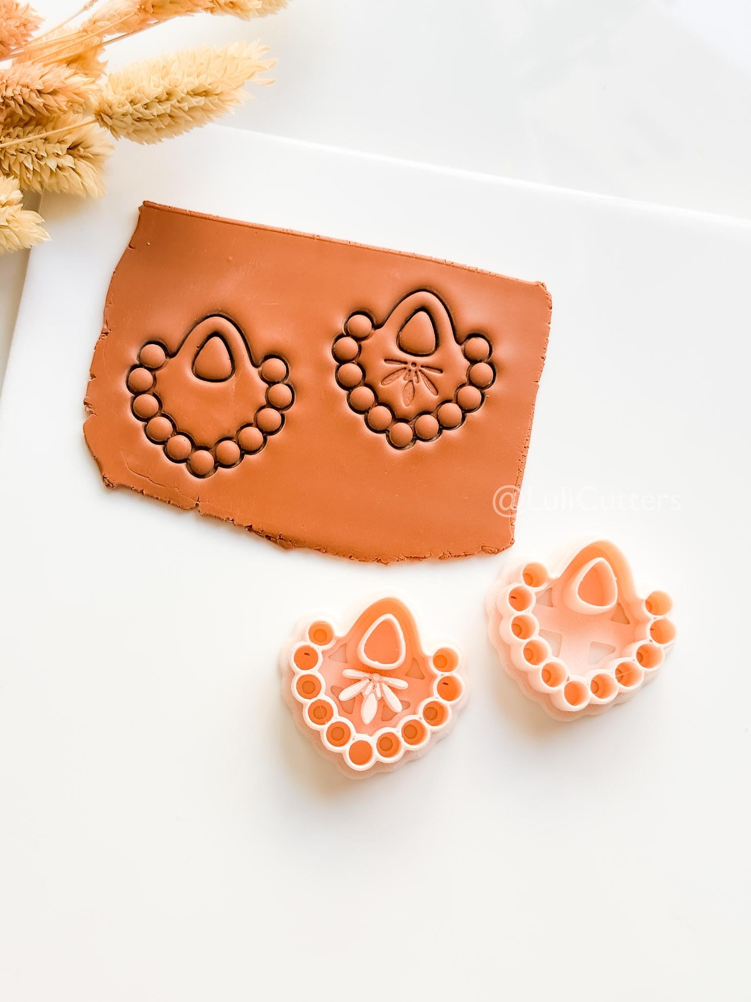 Bead Frame Emily Cutter : Beaded Look Clay Cutter