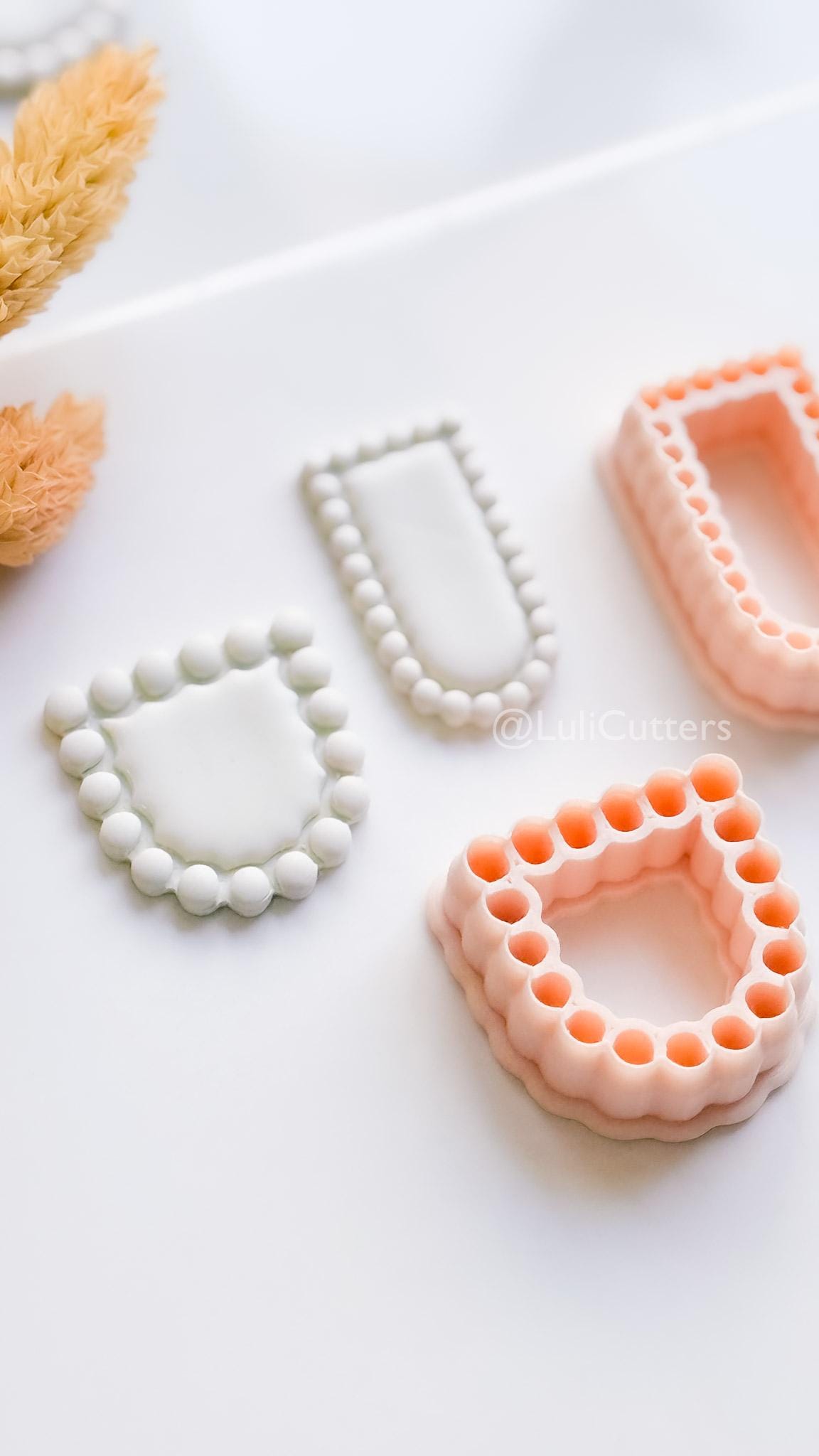Bead Frame Cutters : Beaded Look Clay Cutter