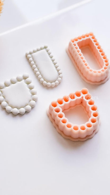 Bead Frame Cutters : Beaded Look Clay Cutter