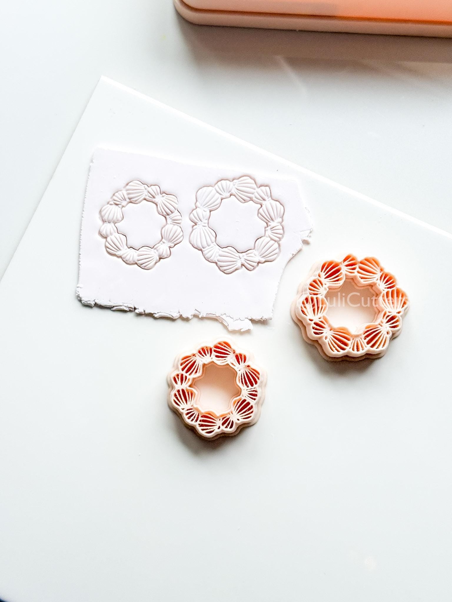 Shell Wreath Cutter: Scallop Frame for Polymer Clay