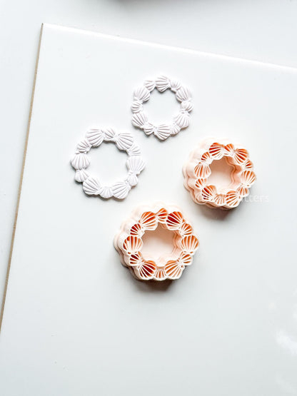 Shell Wreath Cutter: Scallop Frame for Polymer Clay