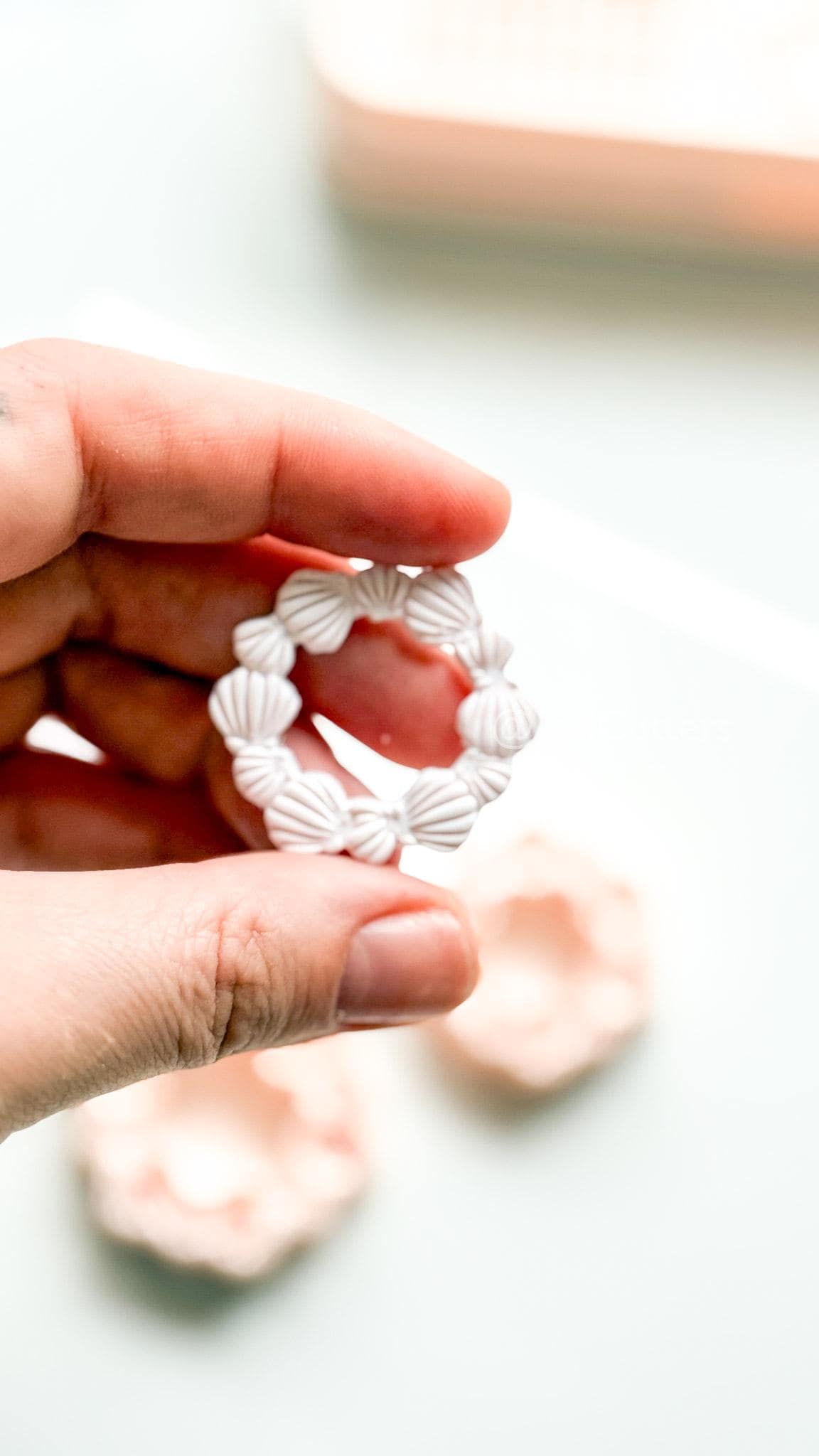 Shell Wreath Cutter: Scallop Frame for Polymer Clay