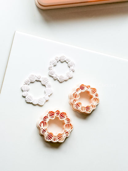 Shell Wreath Cutter: Scallop Frame for Polymer Clay
